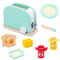 QWZ Wooden Simulation Kitchen Toy Set Bread Machine Microwave Oven Play House Toys 7