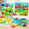Childrens 3D Puzzle Early Education Fun DIY Paste Wood Educational Toys For Kids 1