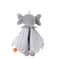Baby Security Blanket Elephant With Tags Teether Rattles Soft Snuggle Stuffed Animal 11