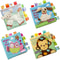 Animal Style Newborn Baby Learning Educational Cloth Books Cute Fabric Rattle Toy 1