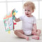 Animal Style Newborn Baby Learning Educational Cloth Books Cute Fabric Rattle Toy 2