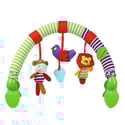 new hanging spiral rattle stroller toy soft plush crib car seat lathe activity toy