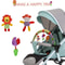 New Hanging Spiral Rattle Stroller Toy Soft Plush Crib Car Seat Lathe Activity Toy 4