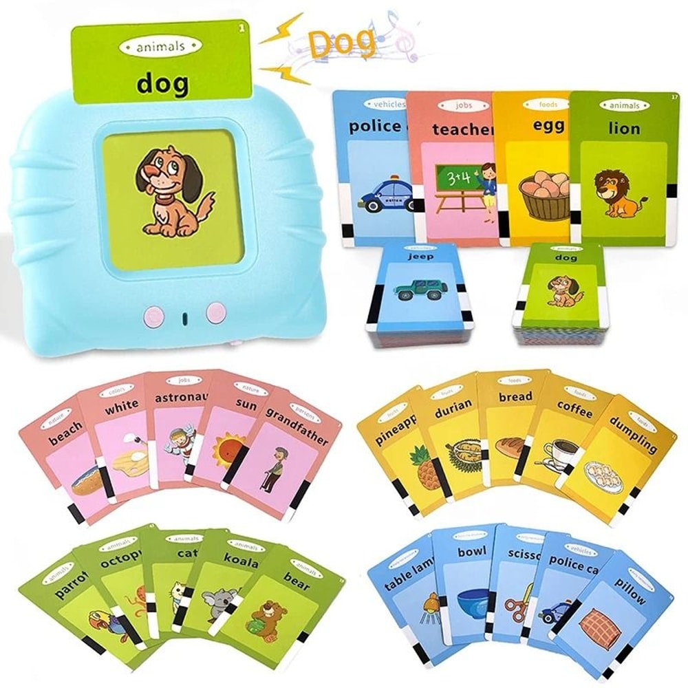 Kids Toddler Talking Flash Cards 224 Sight Words Montessori Sensory Toys 6