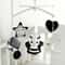 Animal Music Box Black And White Bed Bell Toy Baby Crib Rattle For Newborns 2
