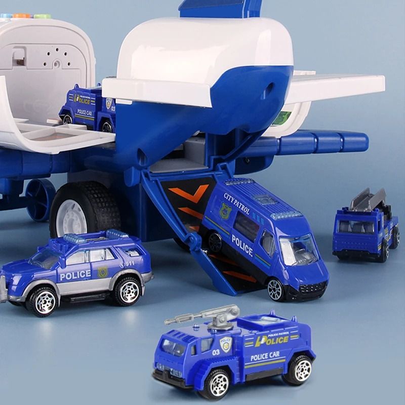 QWZ New Aircraft Simulation Track Inertia Toy Airplane With Lights And Music 2