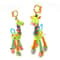 New Soft Cute Giraffe Animal Handbells Rattles Plush Infant Handle Toy With Teether 3