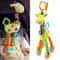 New Soft Cute Giraffe Animal Handbells Rattles Plush Infant Handle Toy With Teether 5