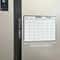 1pc Stylish Magnetic Dry Erase Calendar Versatile Monthly Planner For Refrigerator 5