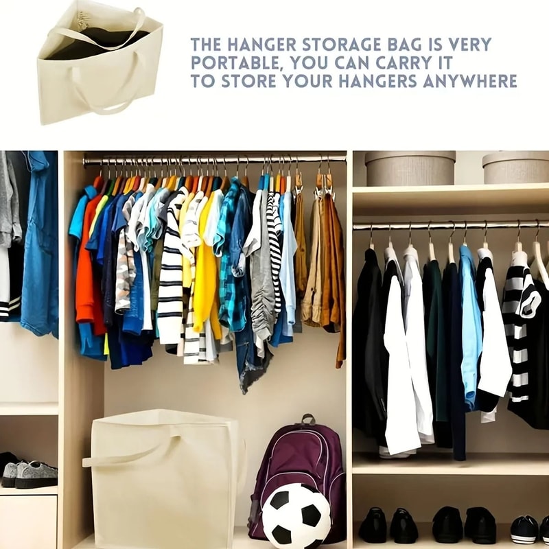 1pc Triangular Storage Bag With Handles And Base Versatile Hanger Organizer Beach Bag 4