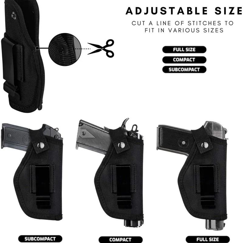Holster Right Left OWB IWB Universal For Inside Concealed Carry Fits G17 19 23 26 43 SW MP 0