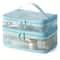 DoubleLayer Makeup Bag Large Capacity Portable Mesh Cosmetic Organizer For Travel 4