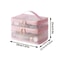 DoubleLayer Makeup Bag Large Capacity Portable Mesh Cosmetic Organizer For Travel 5