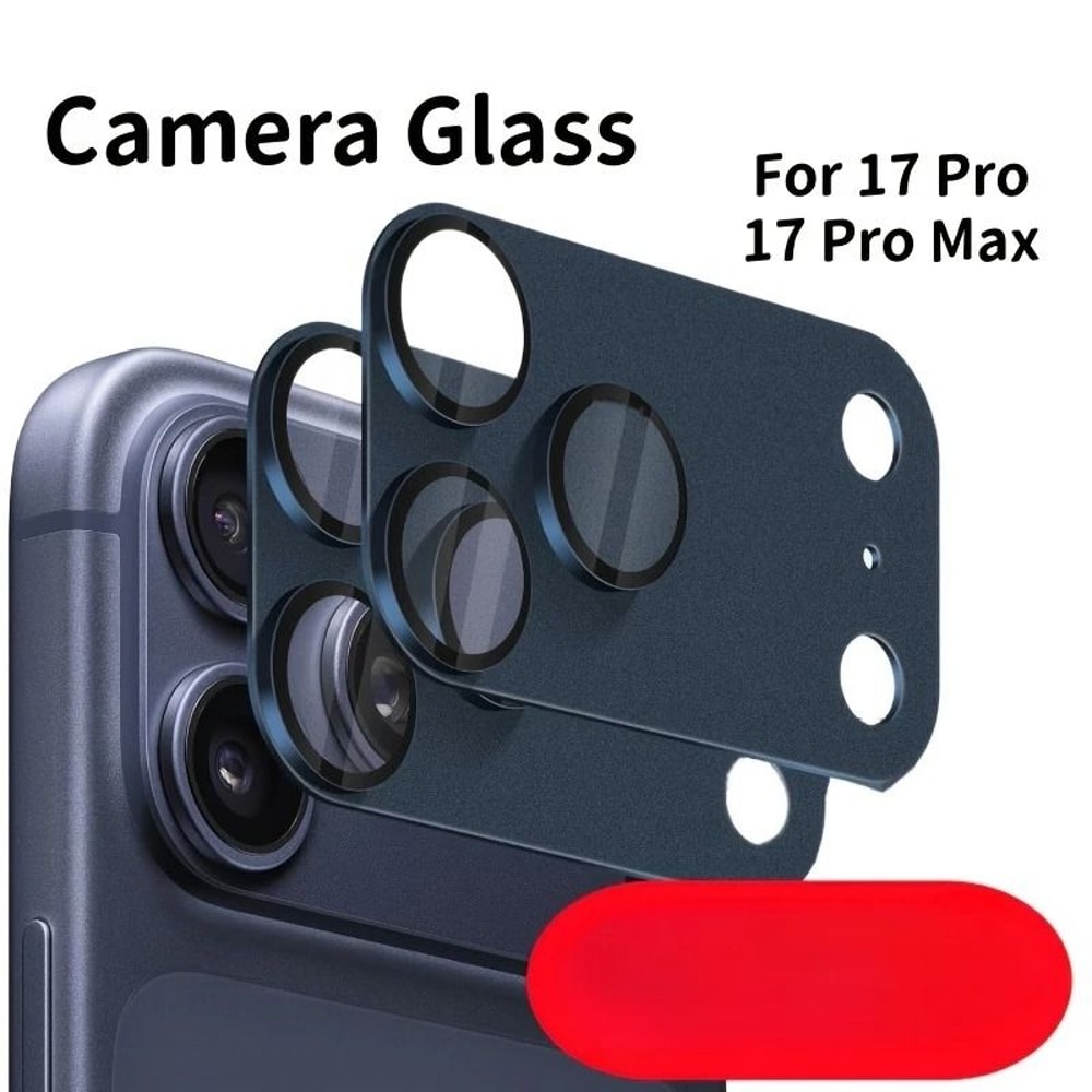1pc For IPhone 17 Pro17 Pro Max Camera Lens Protector HeavyDuty Metal Ring 5