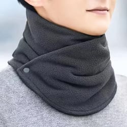 winter thick fleece warm scarf unisex windproof cycling neck gaiter headband