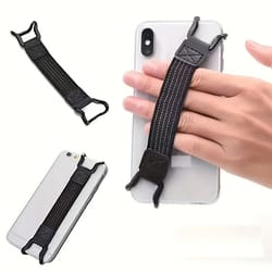 universal mobile phone & tablet hand-strap – one-hand anti-fall device fixed belt