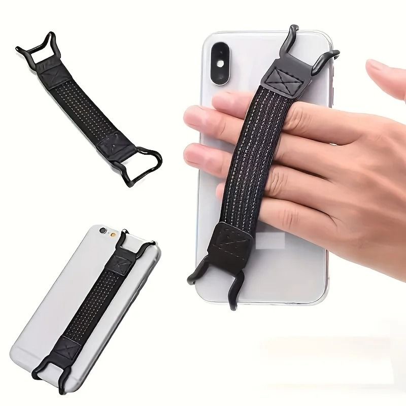 Universal Mobile Phone Tablet HandStrap OneHand AntiFall Device Fixed Belt 0