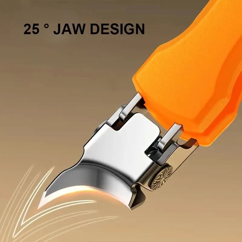 HeavyDuty Professional Nail Clippers For Thick Hard Toenails UltraSharp AntiSplash 2