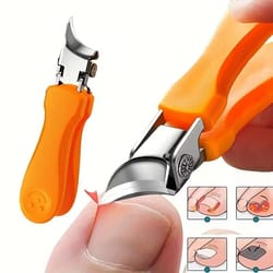 heavy-duty professional nail clippers for thick & hard toenails - ultra-sharp & anti-splash