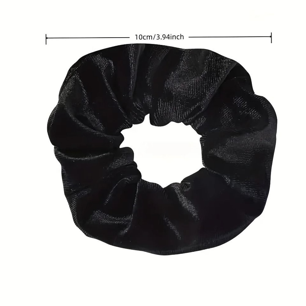 1pc Portable Hidden Safe Secret Hair Tie Discreet Zipper Storage Scrunchie 4