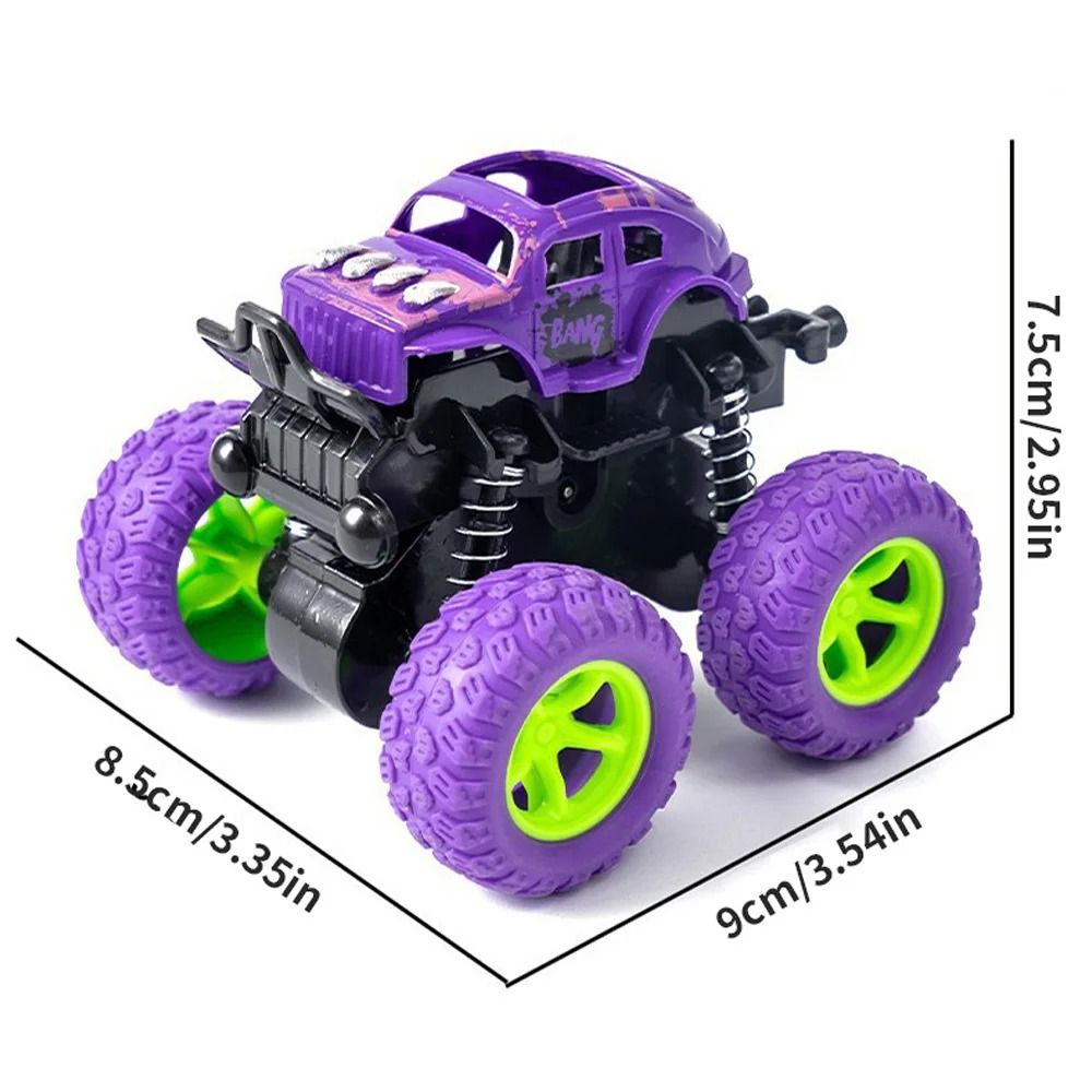 FourWheel Drive Inertial OffRoad Vehicle Toy HighPerformance Stunt Monster Truck 5
