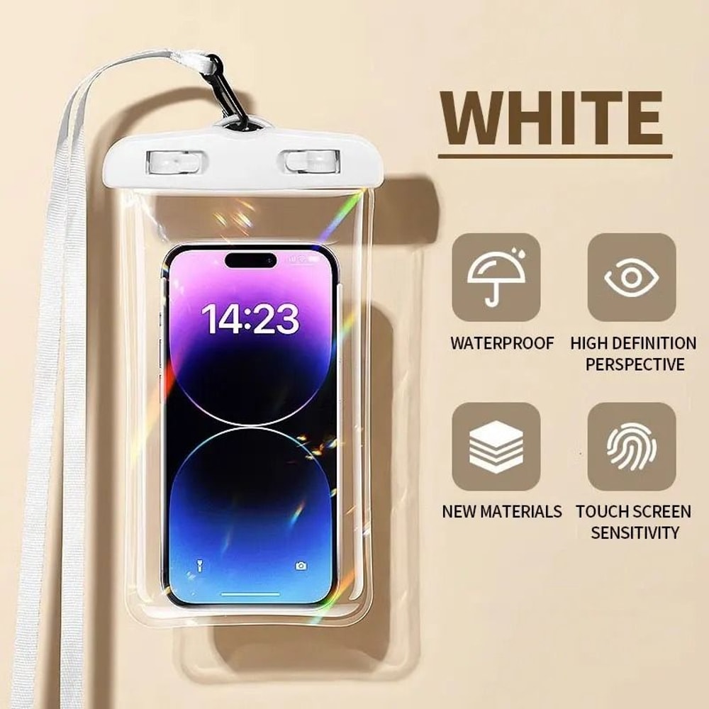 Waterproof Phone Pouch Universal Underwater Dry Bag For Swimming Diving 0