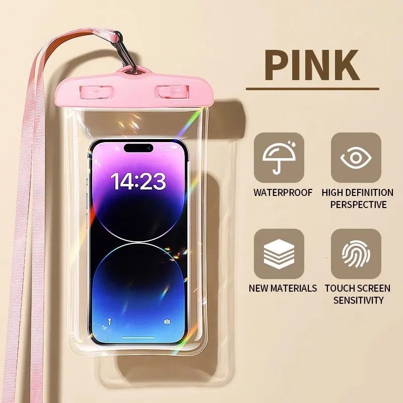 Waterproof Phone Pouch Universal Underwater Dry Bag For Swimming Diving 1