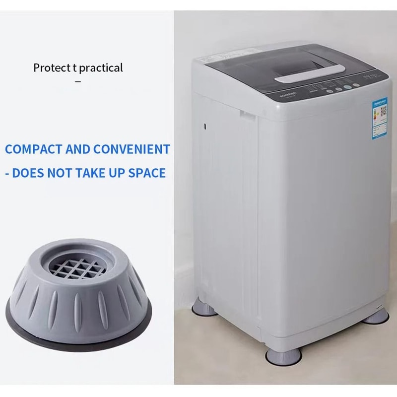 Washing Machine Shock Pad Silicone AntiVibration Noise Reduction Foot Pad 3