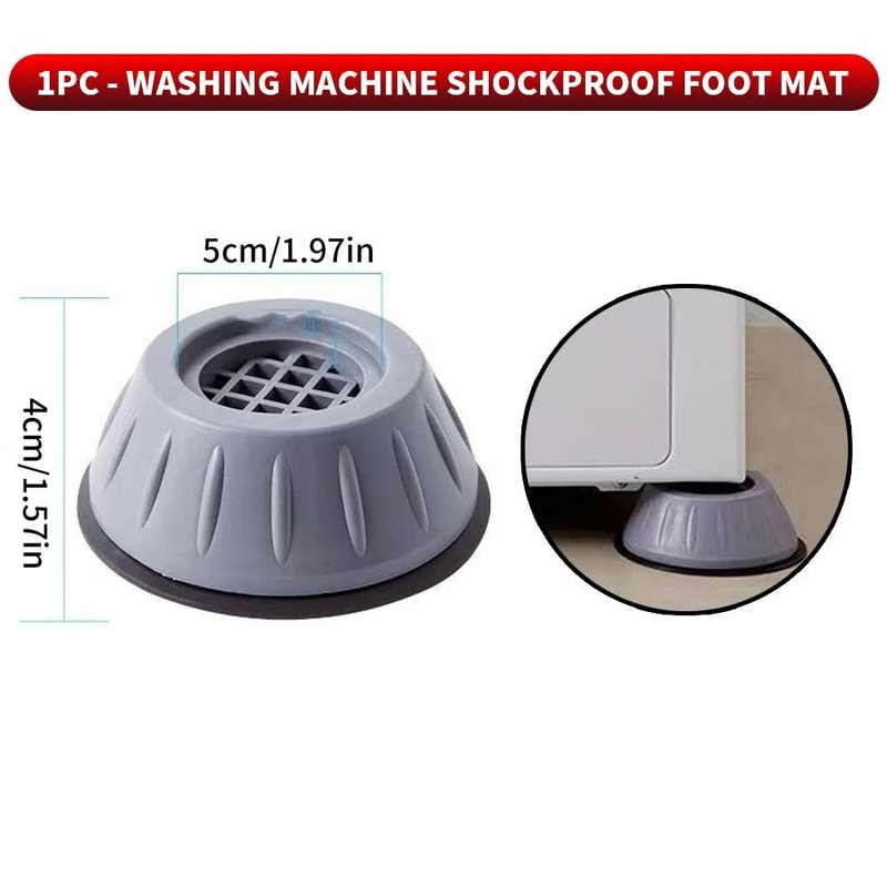 Washing Machine Shock Pad Silicone AntiVibration Noise Reduction Foot Pad 6