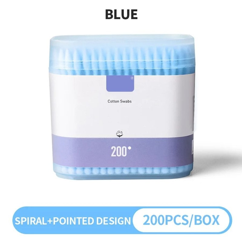 200Count Pure Cotton DoubleEnded Makeup Cotton Swabs Precision Cleaning Gentle Removal 7