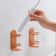 MultiFunctional Metal Toothbrush Holder NoDrilling WallMounted Organizer 4