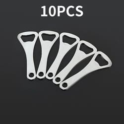 10pcs professional stainless steel bottle opener set – mirror polished & heavy-duty