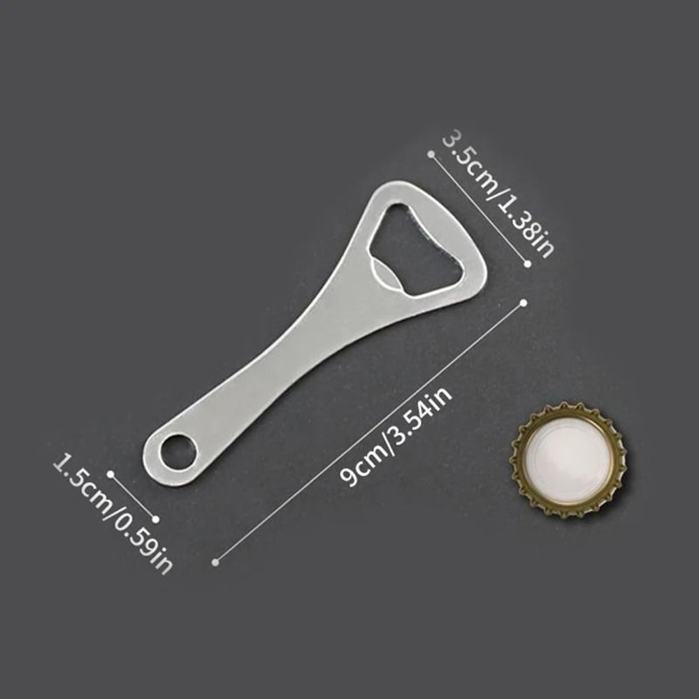 10PCS Professional Stainless Steel Bottle Opener Set Mirror Polished HeavyDuty 1