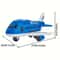 Childrens Airplane Transport Toy Set Inertial Model With Rescue Cars Helicopter 1