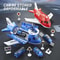 Childrens Airplane Transport Toy Set Inertial Model With Rescue Cars Helicopter 2