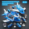 Childrens Airplane Transport Toy Set Inertial Model With Rescue Cars Helicopter 7