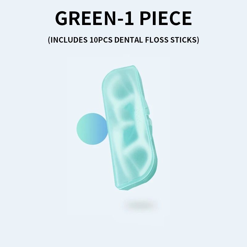 1pc Fashionable And Convenient Dental Floss Stick Carrying Case Includes 10pcs HighQuality Floss 5