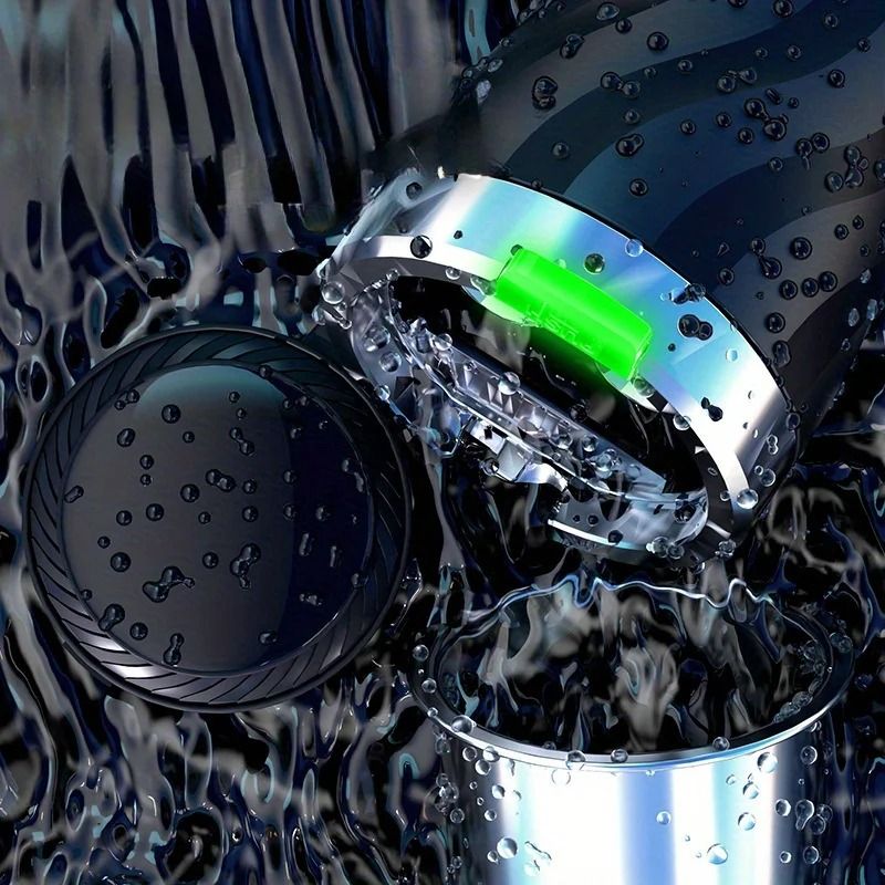 Premium Car LED Ashtray Large Capacity MetalLined Interior Trash Bin 4