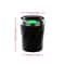 Premium Car LED Ashtray Large Capacity MetalLined Interior Trash Bin 5