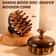 1pc Disc Wooden Scalp Head Massager Natural Hair Meridian Massage Comb 0