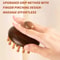 1pc Disc Wooden Scalp Head Massager Natural Hair Meridian Massage Comb 2