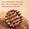 1pc Disc Wooden Scalp Head Massager Natural Hair Meridian Massage Comb 3