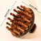 1pc Disc Wooden Scalp Head Massager Natural Hair Meridian Massage Comb 5