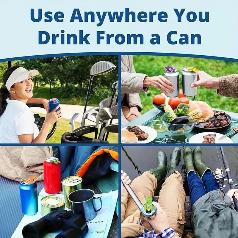 CommercialGrade Beverage Beer Can Opener Durable Manual Lift Push Tool 4