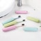 4PCS2PCS1PC Wheat Straw Travel Toothbrush Case EcoFriendly Portable Storage Container 2