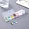 Mini 7Grid Transparent Medicine Storage Box Portable Daily Pill Organizer Jewelry Case 3