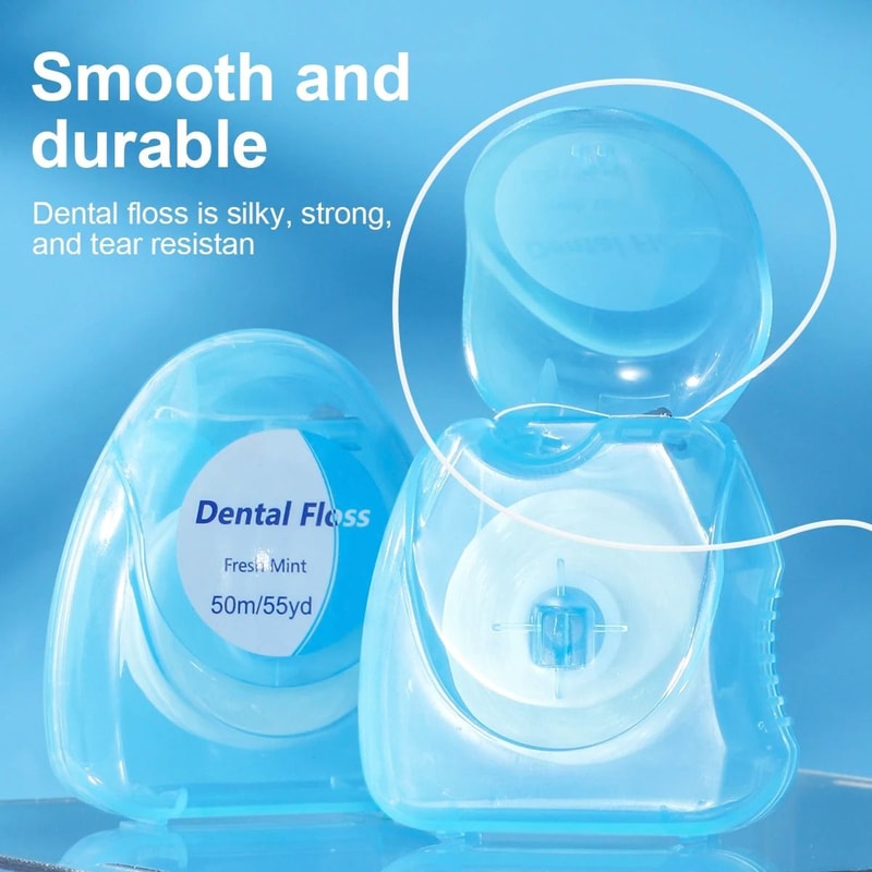 3pcs Ultraclean Mint Dental Floss Shred Resistant Plaque Removal For Tight Areas 2