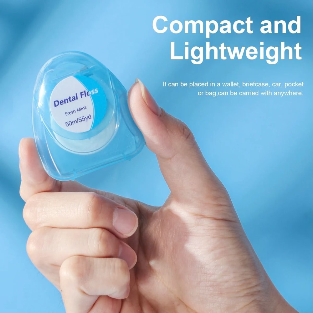 3pcs Ultraclean Mint Dental Floss Shred Resistant Plaque Removal For Tight Areas 4