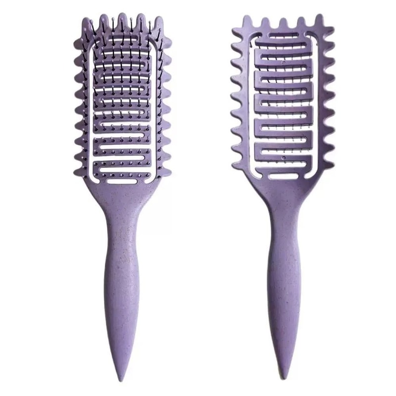 Curl Define Styling Brush HollowOut Detangling Comb For Wet Curly Hair 10