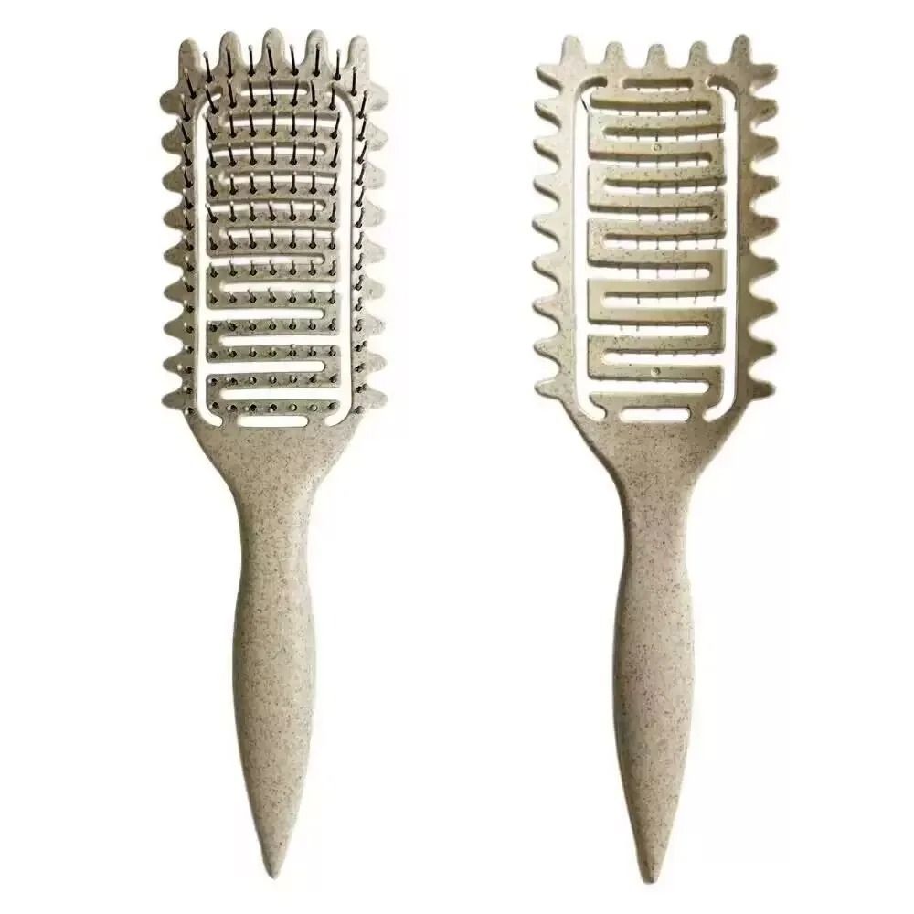 Curl Define Styling Brush HollowOut Detangling Comb For Wet Curly Hair 11